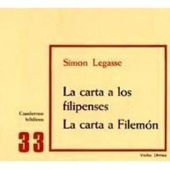 Carta A Los Filipenses, Carta A Filemon: Cuaderno Bíblico 33
