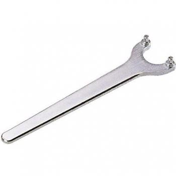 wolfcraft 2453000 - Llave de brida recto para amoladora angular distancia entre pivotes 30 mm, pivote Ø 4 mm