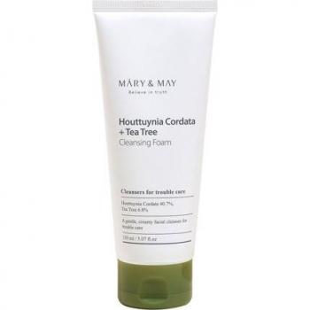 Mary&May Houttuynia Cordata + Tea Tree Cleansing Foam 150ml - for All Skin Types