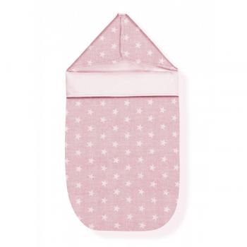 Saco Nana Bebé Star Rosa