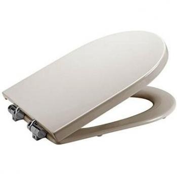 Roca A801562174 Tapa y asiento para inodoro con caída amortiguada, Pergamon