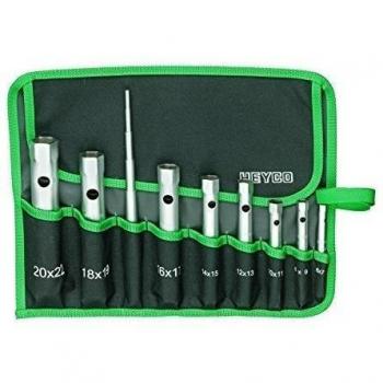 Heyco 896744080 896 Tommy Bar Set, Plata, Juego de 9