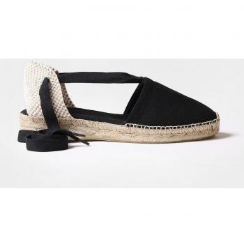 Toni Pons - Alpargatas de mujer de cuña con diseño griego y cintas entrelazadas.