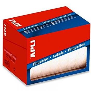 APLI 1674 - Rollo etiquetas blancas