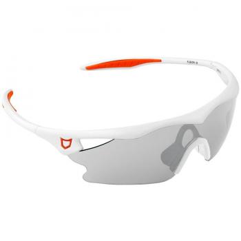 Catlike Fusion - Gafas de ciclismo unisex, color blanco / naranja brillo