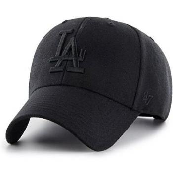 47 Brand MLB Los Angeles Dodgers Unisex Black MVP Cap
