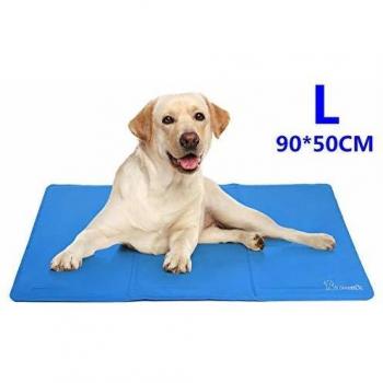 Pecute Alfombra Refrescante para Perro Actualización Engrosada 0.4mm 300D Oxford Alfombrilla de Refrigeración Automática para Animales de Compañía