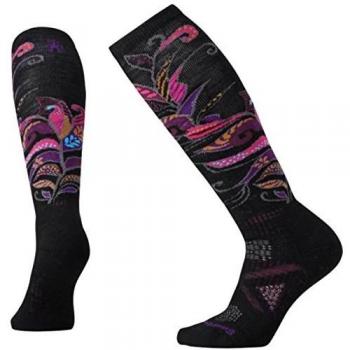 Smartwool - Calcetines de esquí para mujer, Mujer, Calcetines de esquí, B15018075. S, Negro/Berry, S