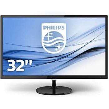 Philips Monitors 327E8QJAB - 32 inch FHD Monitor, 75Hz, 4ms, IPS, AMD FreeSync, Speakers, FlickerFree -