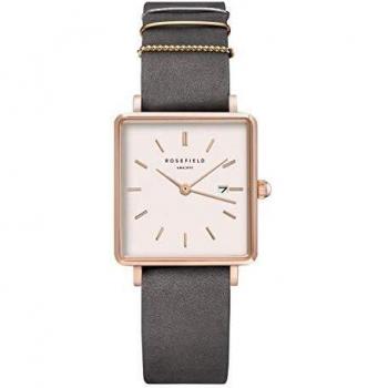 Rosefield Reloj Analógico para Mujer de Cuarzo con Correa en Cuero QWGR-Q12