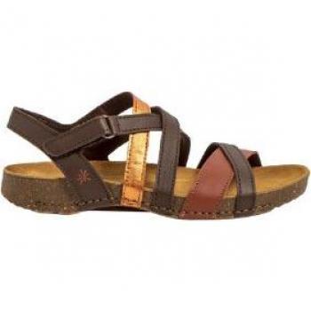 Sandalias de piel Art 1116 multicolor para mujer