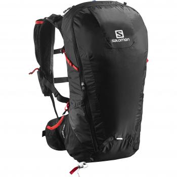 Salomon Mochila de vivac de Excursionismo, 30 L, 58 x 26 x 22 cm, Peak 30, Negro, L37997100