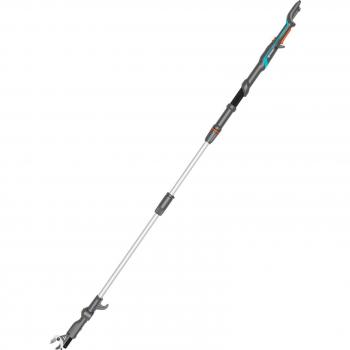Cortarramas telescópico Gardena HighCut 250/18V P4A, tijeras de podar a batería, poda ramas hasta 4 m, cabezal ajustable, cargador y batería no incluidos