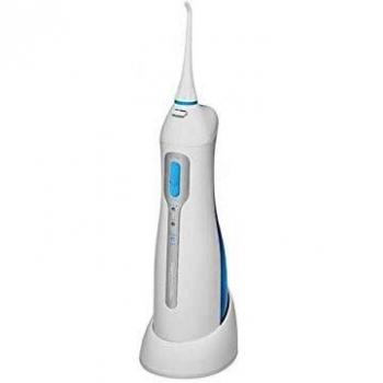 ProfiCare MD 3026 - Irrigador bucal portátil inalámbrico, color blanco y azul