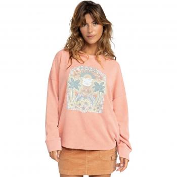 ROXY East Side Midweight Ls - Sudadera de mujer, ligera, cómoda, con diseño moderno y ajuste relajado