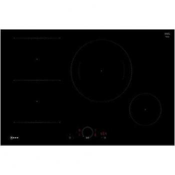 Placa de inducción Neff T58FHS1L0 80 cm, 4 zonas, 7400W, color negro