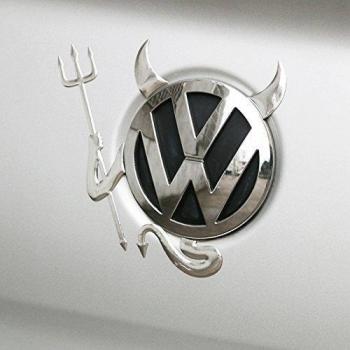 EQLEF® 3D divertido pegatinas de coches Adhesivos de Automóviles pequeña etiqueta engomada del diablo en el coche