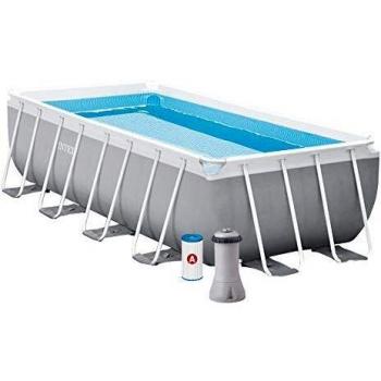 Intex Prism Frame Rectangular Pool with Filter and Ladder 400 x 200 x 100 cm