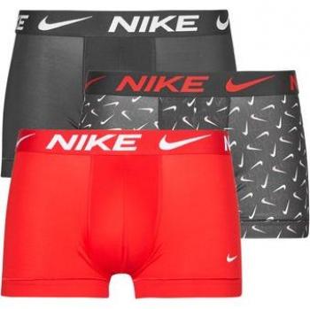 Pack de tres boxers de punto Nike para hombre - Multicolor, incluye 3 unidades en talla XL (rojo intenso y negro)