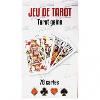 Mister Gadget-CMJE5275 BARAJA 78 Cartas Tarot, Color Blanco, Estandar