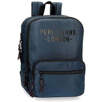 Pepe Jeans Bromley Mochila para Portátil 13,3 Azul 27x36x12 cms Poliéster 1.17L