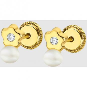 Pendientes Time Road LG00199 Oro 9K Infantil