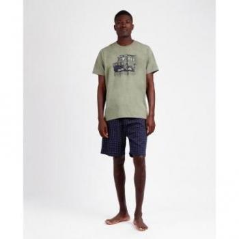 ADMAS Pijama Manga Corta Road para Hombre