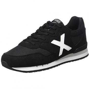 Zapatillas Munich Dash 2023 para hombre y unisex adulto, color negro, gris oscuro y blanco, material textil y sintético, talla 44 EU