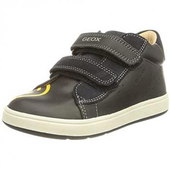Zapatillas Deportivas Geox para Niño B044DD 08522 B Biglia, Primeros Pasos, Color Azul Marino/Dorado, Talla 21 EU