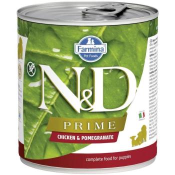 Farmina N&D Grain Free Prime Puppy Chicken & Pomegranate Wet Dog Food - 6x285g
