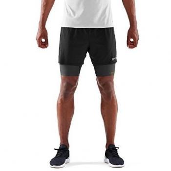 SKINS DNAmic Ultimate K-Proprium Mens Superpose Tights, Hombre, Negro, M