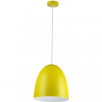 Lámpara colgante AMBETA de metal amarillo radiante