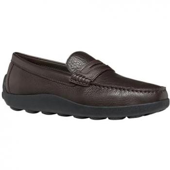 Geox Spherica EC14 Men's Dark Brown Moccasin Loafers