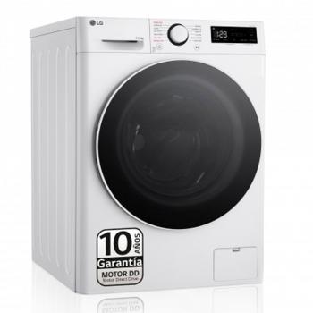 Lavasecadora LG F4DR6010A0W de Carga Frontal 10Kg Lavado/6Kg Secado, 1400 RPM, Función Vapor, Color Blanco