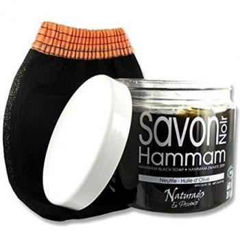 Naturado Organic Hammam Black Soap with Olive Oil 600ml