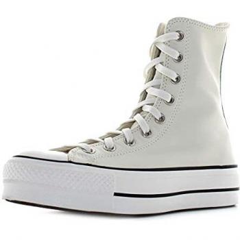 White Female Converse Sneakers, Size 6 US / Size 3 UK
