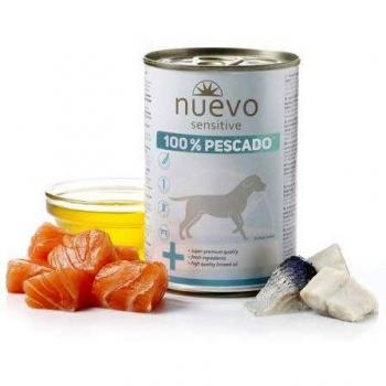 NUEVO Lata Perro SENSITIVE: 100% Pescado, 400 g, Perro