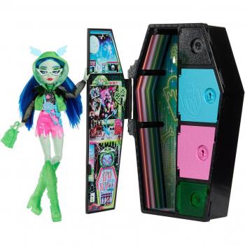 Monster High - Muñeca Ghoulia con armario Skulltimate Secrets Serie 3