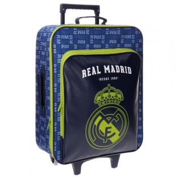 Real Madrid 5649052 Basic Equipaje Infantil, 52 cm, 26 Litros, Multicolor