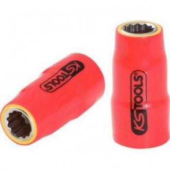 Llave de vaso aislada 3/8 con protección, 23 mm - KS Tools 117.3813