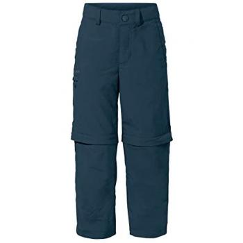 VAUDE Kids Detective Antimos Zip-Off Trekking Pants - Dark Sea Blue (110-116 cm)