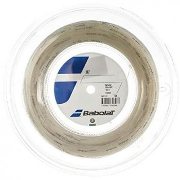 Babolat M7 200M Cordaje de Tenis, Unisex Adulto, Blanco/Natural, 135