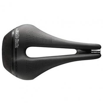 Selle Italia - Sillìn bicicleta de carretera NOVUS BOOST Kit Carbonio Superflow, Rail Carbon/Keramic Ø7x9, Sillìn Corto Road Perfomance Fibra-Tek Ligero, Comfort