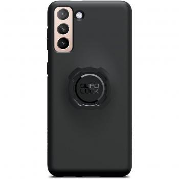 Quad Lock Funda para Teléfono Samsung Galaxy S21+ con sistema de montaje, protección contra impactos, diseño delgado y ligero, fácil acceso a botones y puertos