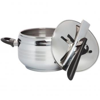 Swiss Home Zurich - Olla a presión, 5 litros, acero inoxidable