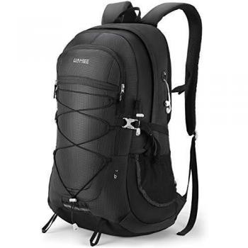 HOMIEE Mochila de Senderismo de 45L, Bolsa de Nylon para Caminatas con Bolsillo para computadora portátil, Adecuada para Caminatas, excursiones, Deportes al Aire Libre, Estilo único Impermeable