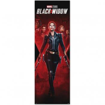 Póster de puerta Marvel Black Widow