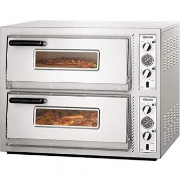 Horno para pizza doble NT 622 T, 10 kW - Bartscher 2002095