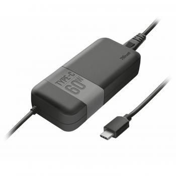 Trust Moda - Cargador universal de 60 W Tipo C, color negro