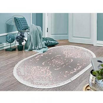 Homemania AKC-20773 - Alfombra Estampada con 2 Estampados, Moderna, Multicolor de Tela, 120 x 180 x 0,1 cm